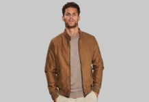 Planet Earth Moleskin Bomber Jacket