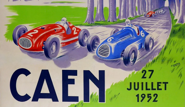 Tony’s Choice: 1954 Caen Circuit de Vitesse Poster