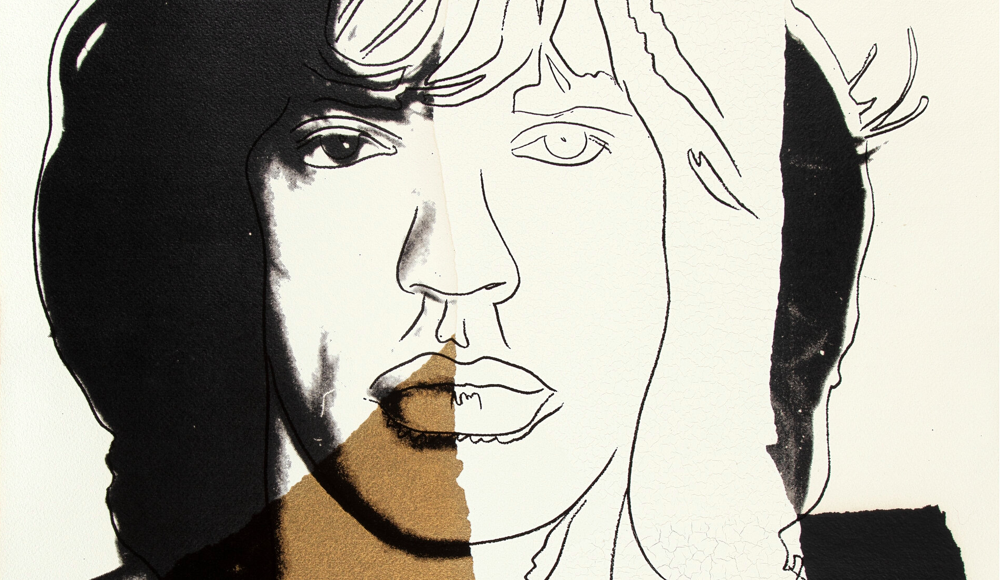 Andy Warhol Mick Jagger Screenprint By Heritage Auctions