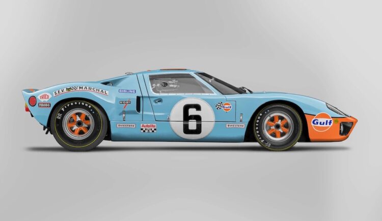 Amalgam Collection X Alan Thornton: Ford GT40 Art Screen Print