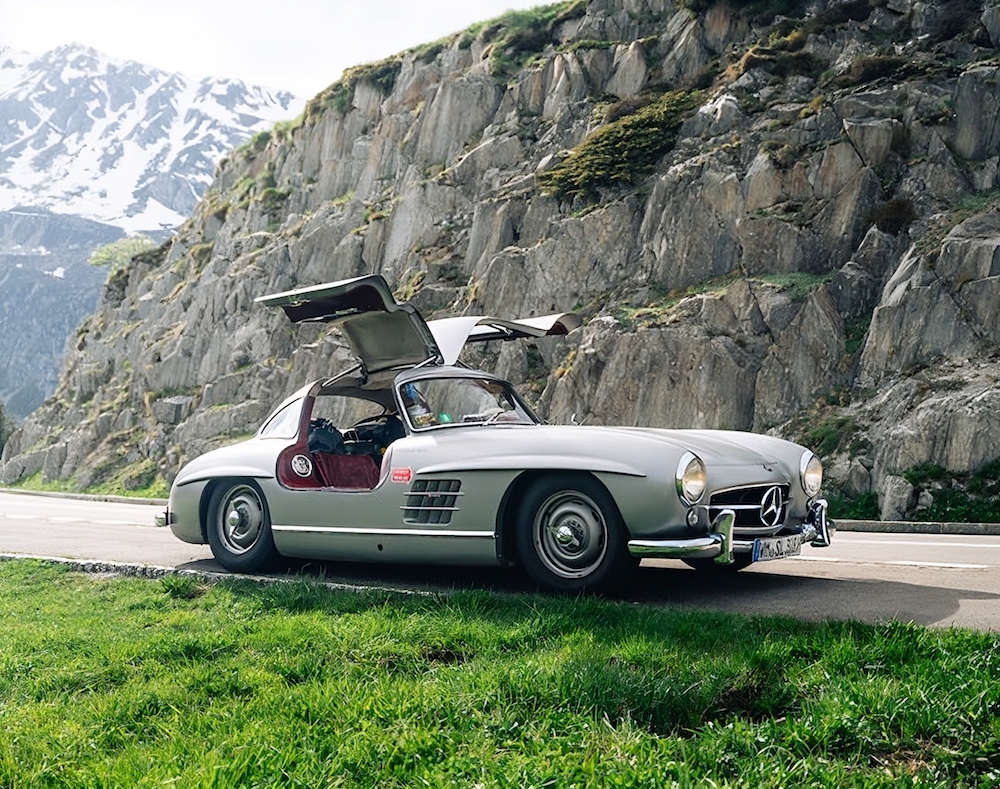 World Famous 300 SL Gullwing "RUBIROSA" At Concours Of Elegance Germany