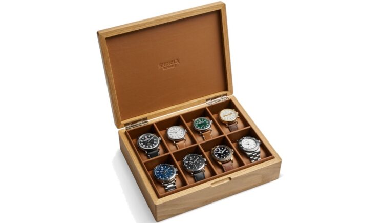 Eight Watch Collector's Box By Shinola