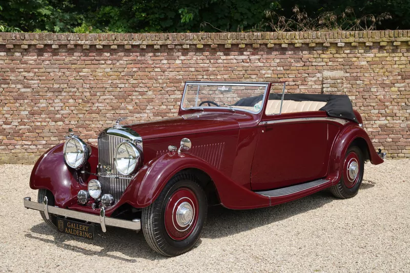 bentley 4 c2bc litre drophead coupe by hooper derby 1938