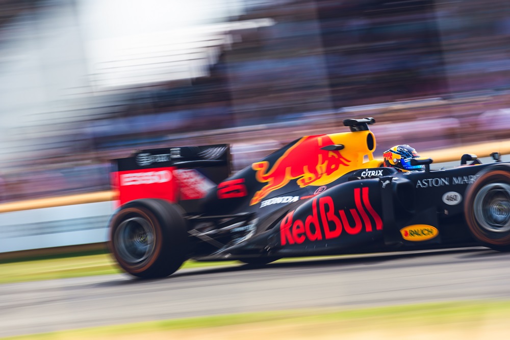 Oracle Red Bull Racing celebrate 20 years at the Goodwood Festival of Speed 2024. Ph. by Jordan Butters