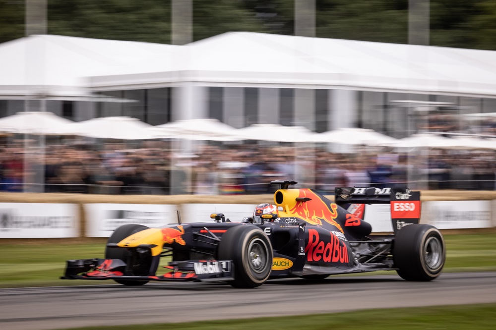 Oracle Red Bull Racing celebrate 20 years at the Goodwood Festival of Speed 2024. Ph. by Red Bull Racing 1