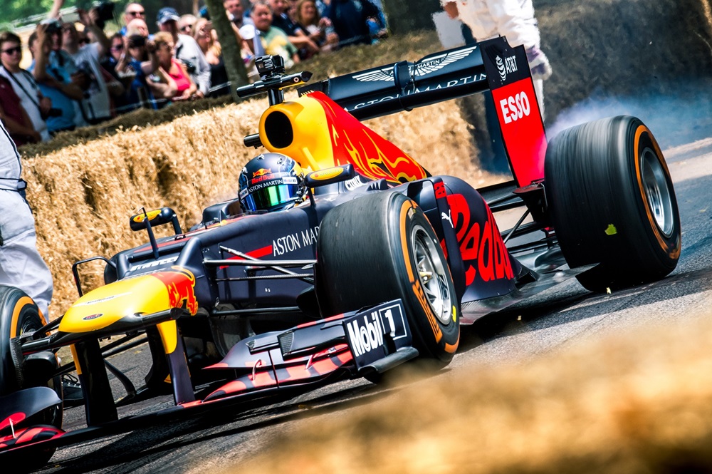 Oracle Red Bull Racing celebrate 20 years at the Goodwood Festival of Speed 2024. Ph. by Red Bull Racing