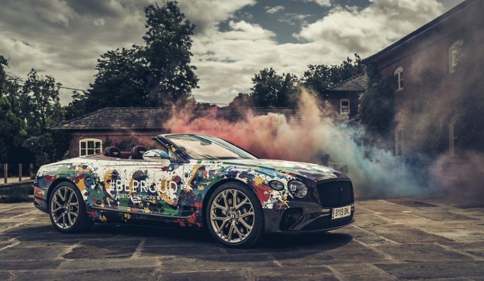 Bentley Celebrates Diversity With Uniquely Wrapped Car