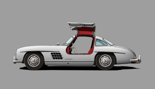 Mercedes-Benz 300 SL Coupé W 198 By Helge Jepsen