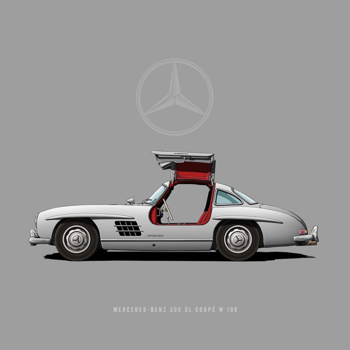 Mercedes-Benz 300 SL Coupé W 198 By Helge Jepsen