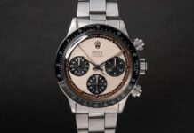 1969 Rolex Paul Newman Daytona White Tropical Panda Big Eyes