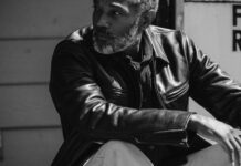 The Moto Jacket In Black Steerhide By Taylor Stitch