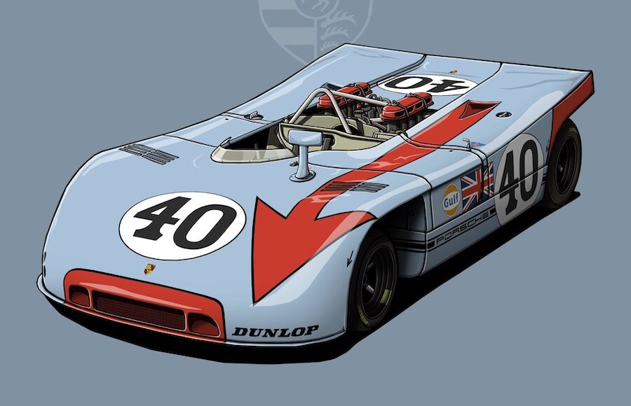 Porsche 908 By Helge Jepsen