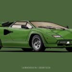 Lamborghini Countach By Helge Jepsen