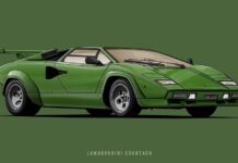 Lamborghini Countach By Helge Jepsen