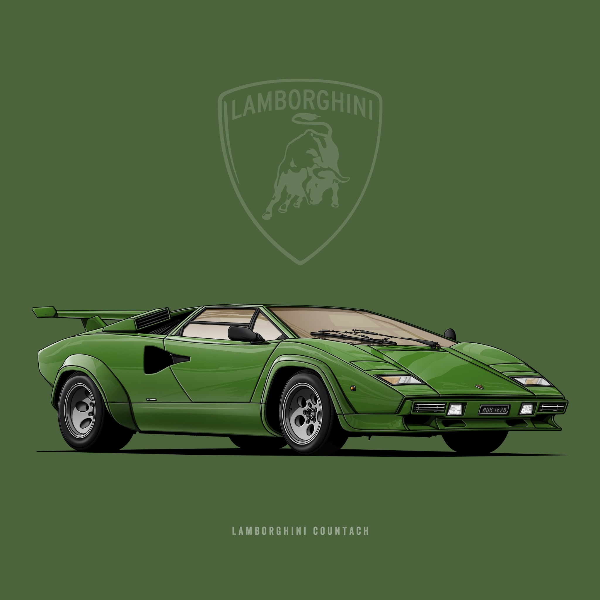 Lamborghini Countach By Helge Jepsen