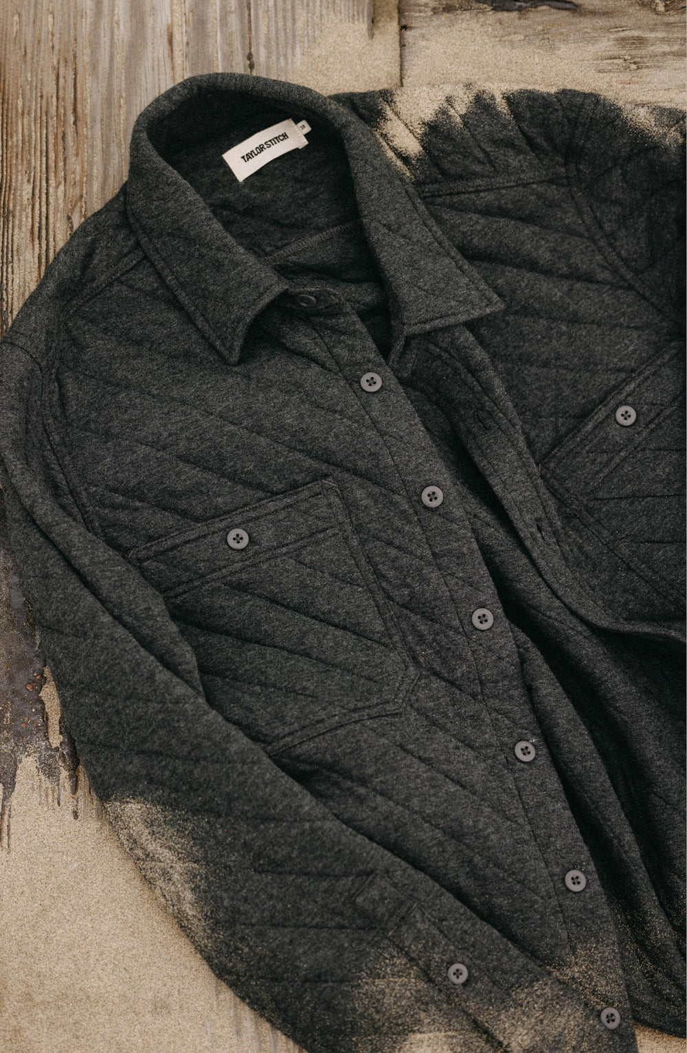 editorial mens instock The Fall Line Overshirt