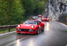 Celebrating The GTO see the convoy of 25 GTO models taking on the stunning mountain passes of the Italian Dolomites…
