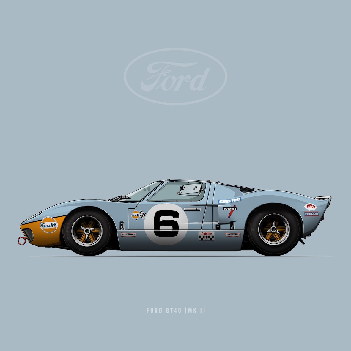 Ford GT40 (MK I)By Helge Jepsen