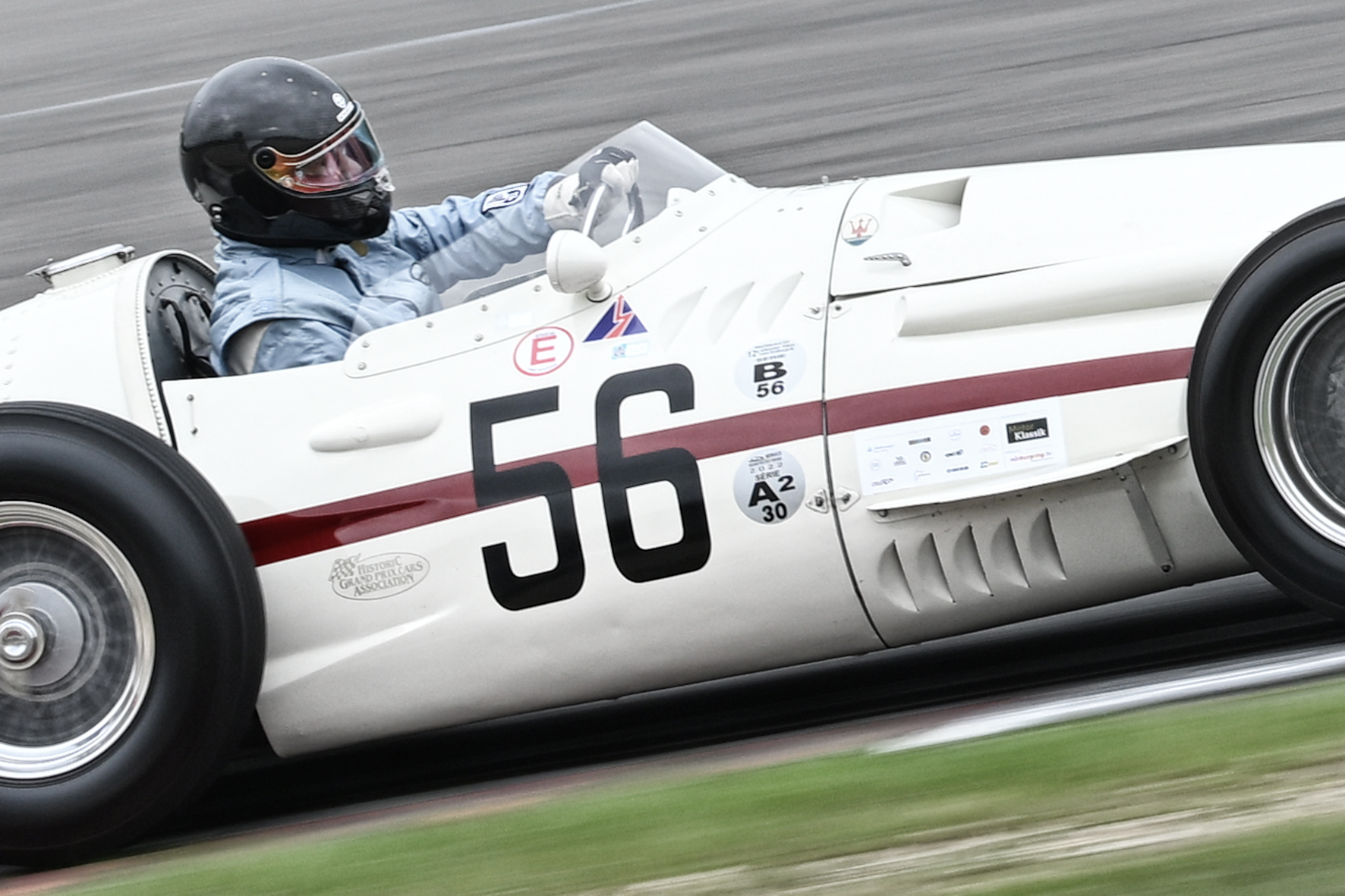 Maserati 250 F - The Most Beautiful Grand Prix Racing Car This Time In Ivory Colour