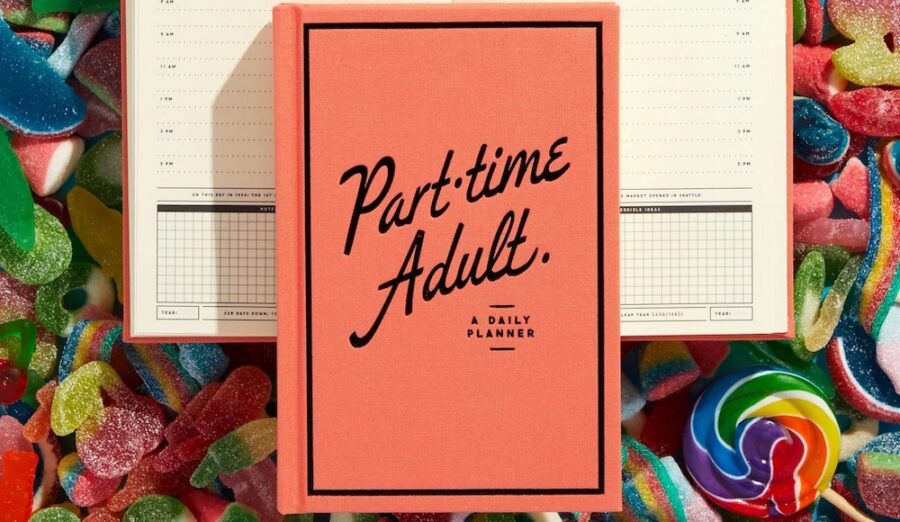 The Part-Time Adult Undated Daily Planner