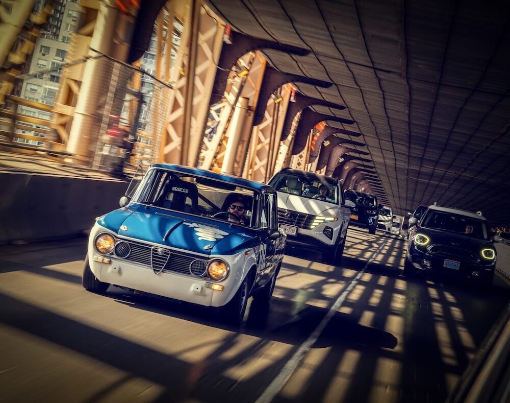 Driving A 1965 Alfa Romeo Giulia In New York City