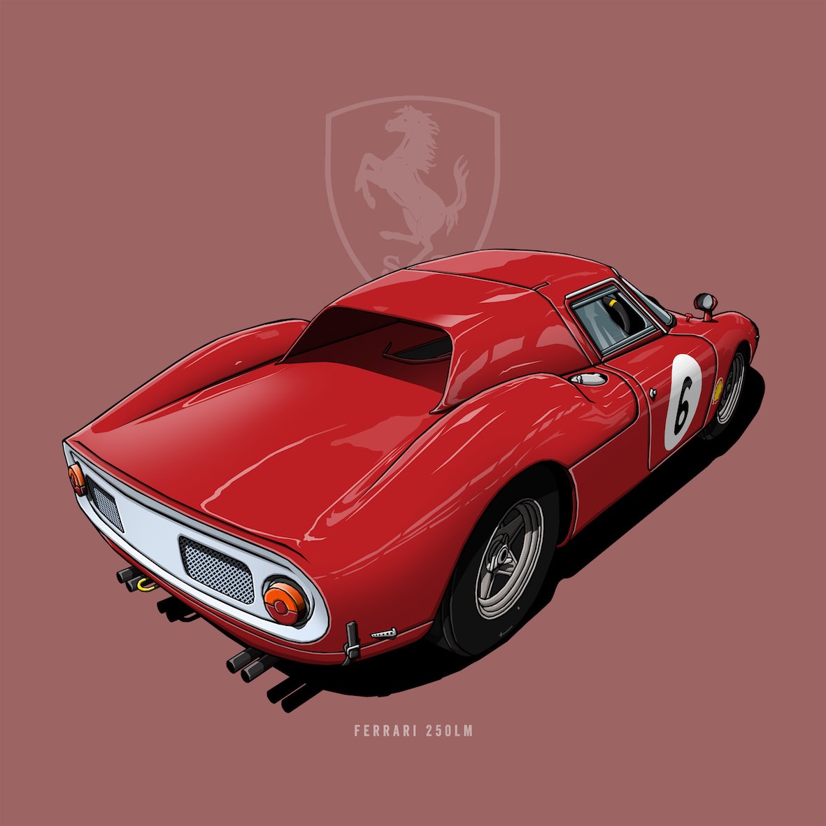 Ferrari 250 LM by Helge Jepsen