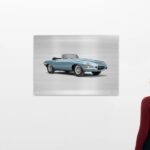 Jaguar E-Type Half Tone Flat Bed Editions By Amalgam Collection