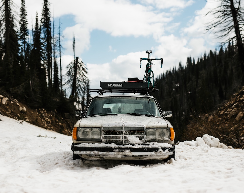 Rally Scouting In The Unkillable Mercedes W123