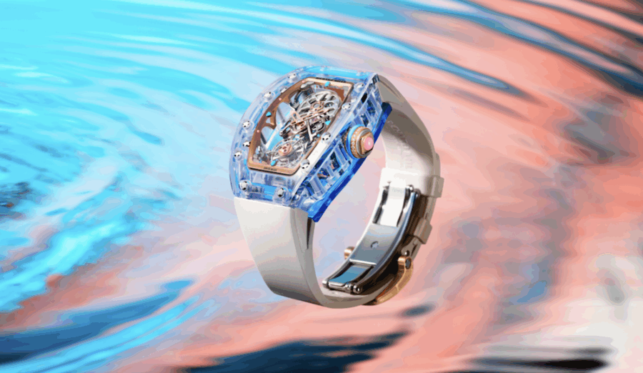 RM 75-01 Tourbillon Volant Saphir By Richard Mille