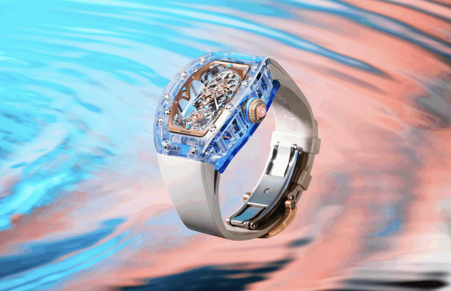 RM 75-01 Tourbillon Volant Saphir By Richard Mille