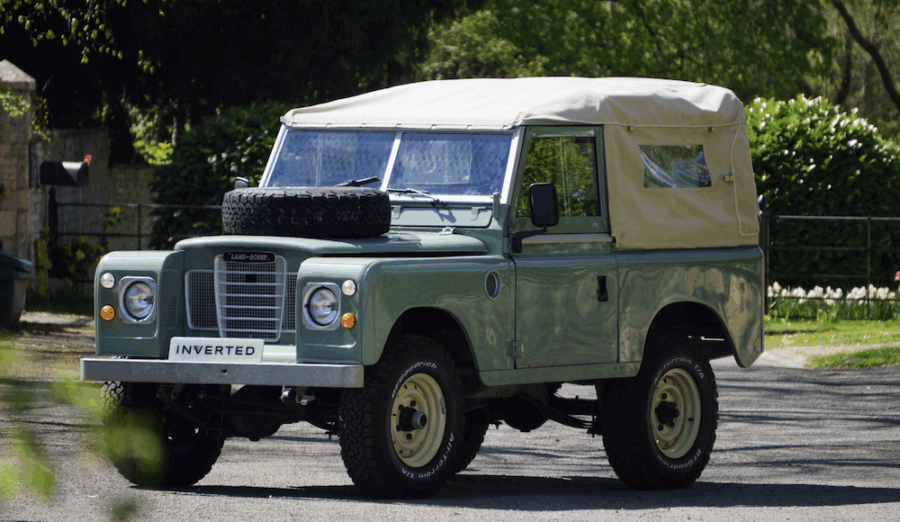 The Inverted EV Series Land Rover
