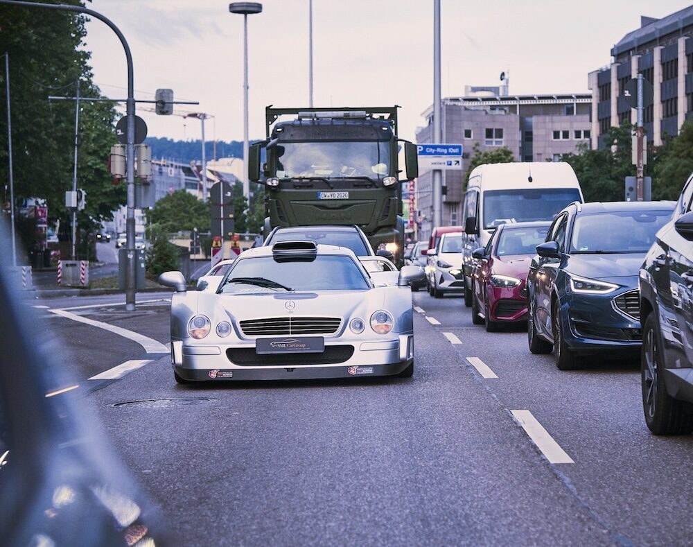The CLK GTR In Stuttgart Rush Hour Traffic – Dream Or Reality?