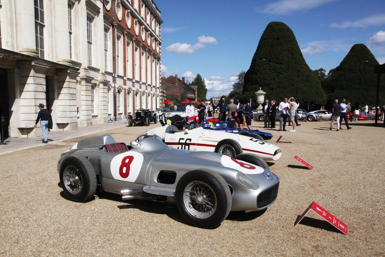 HC 6 1955 Mercedes Benz W 196 R and 1956 Maserati 250F
