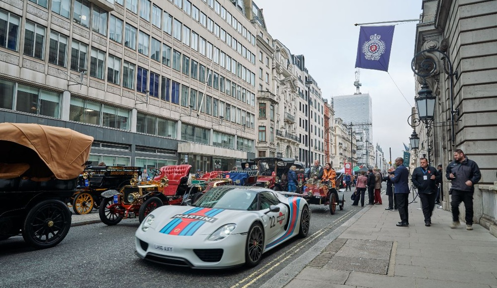 London’s Pall Mall With Spectacular Motoring Showcase