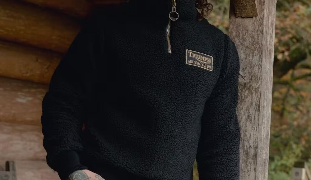 The New Triumph Roadhouse Zip Fleece