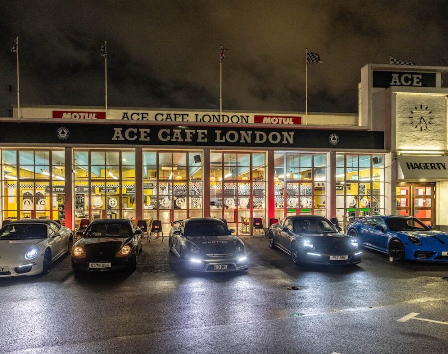 The Porsche Night At Ace Cafe London