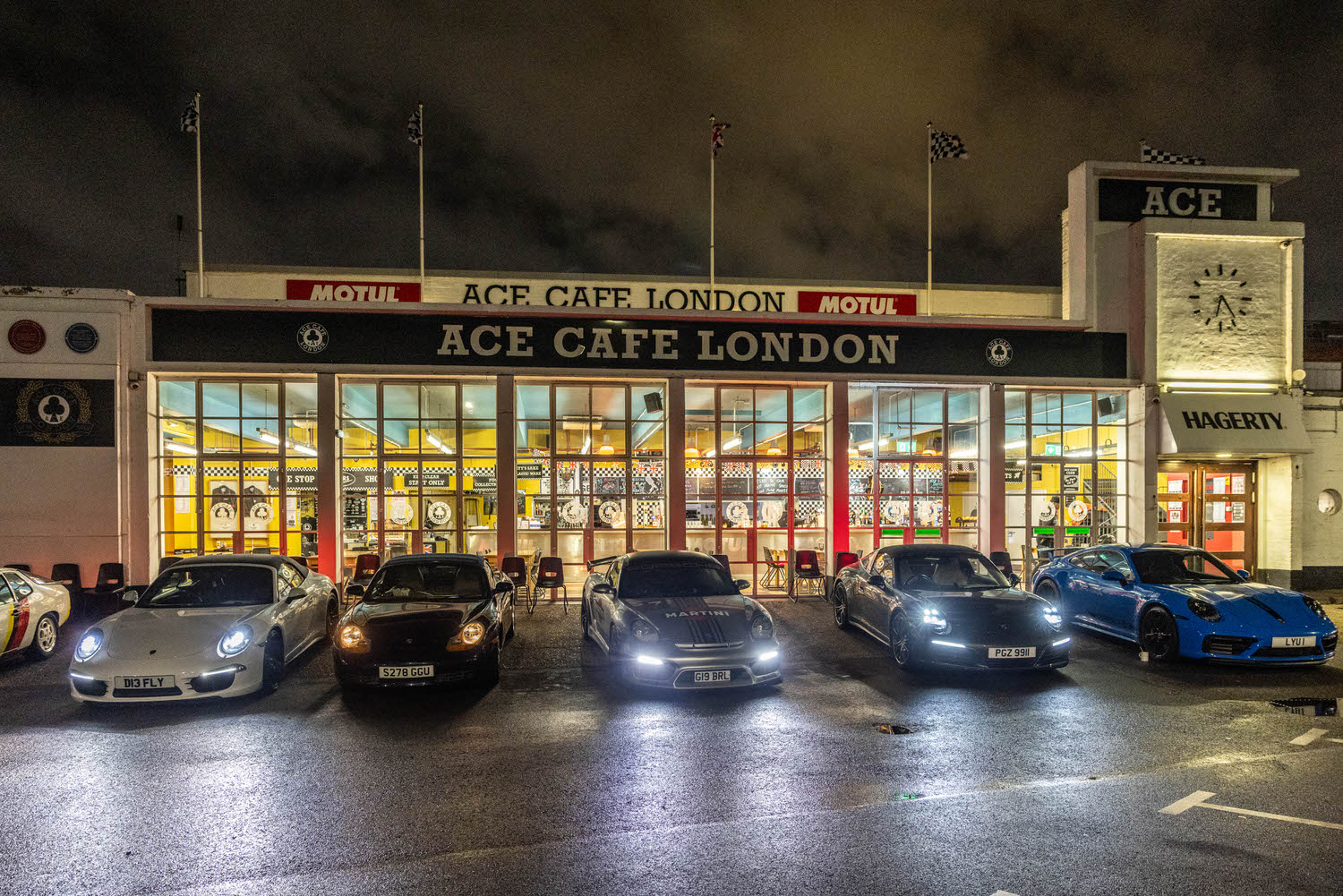 The Porsche Night At Ace Cafe London