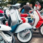 A Swarm Of Vespas At The Goodwood Revival 2026