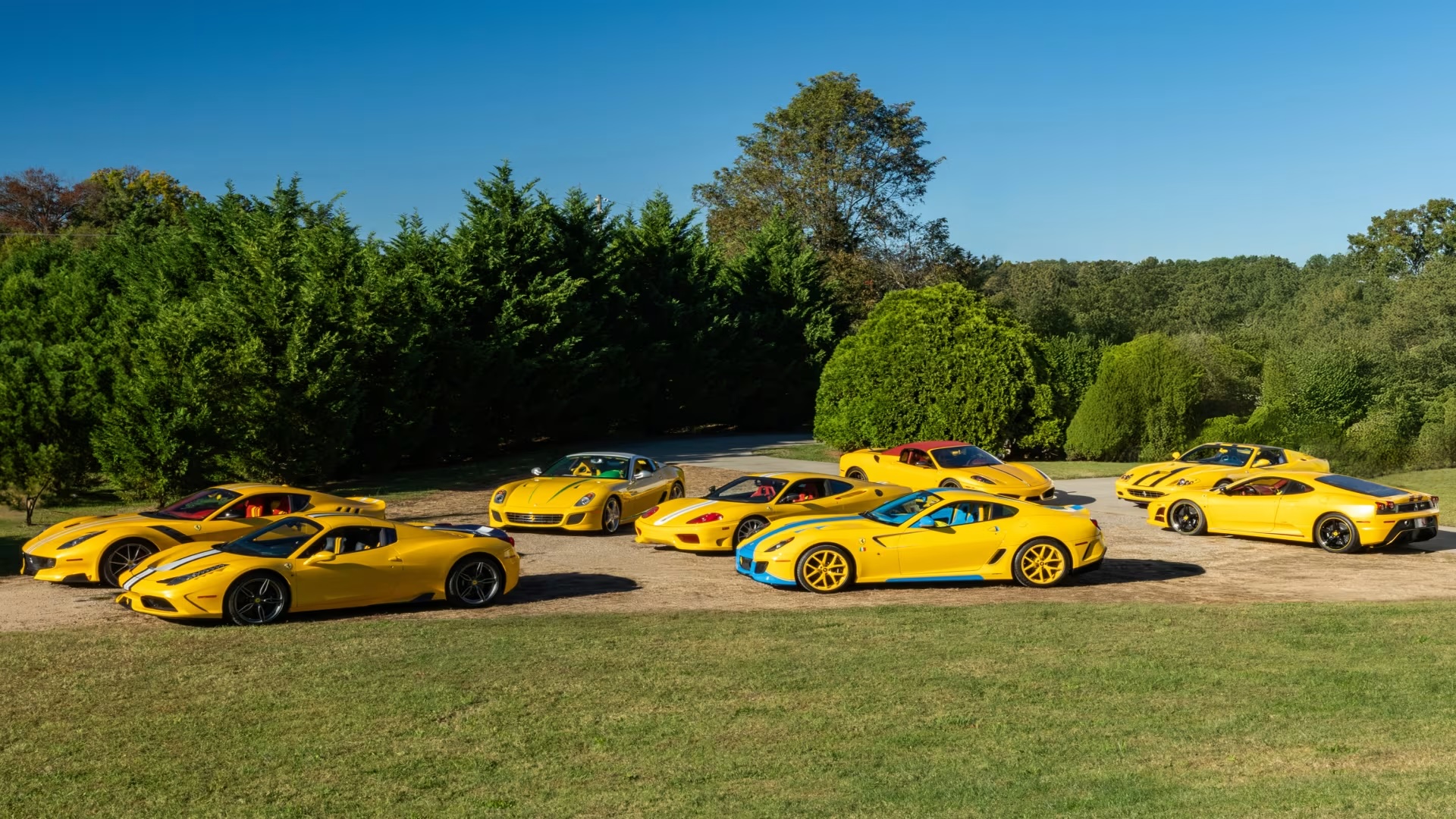 A Remarkable Stable Of Ferraris Goes To Auction