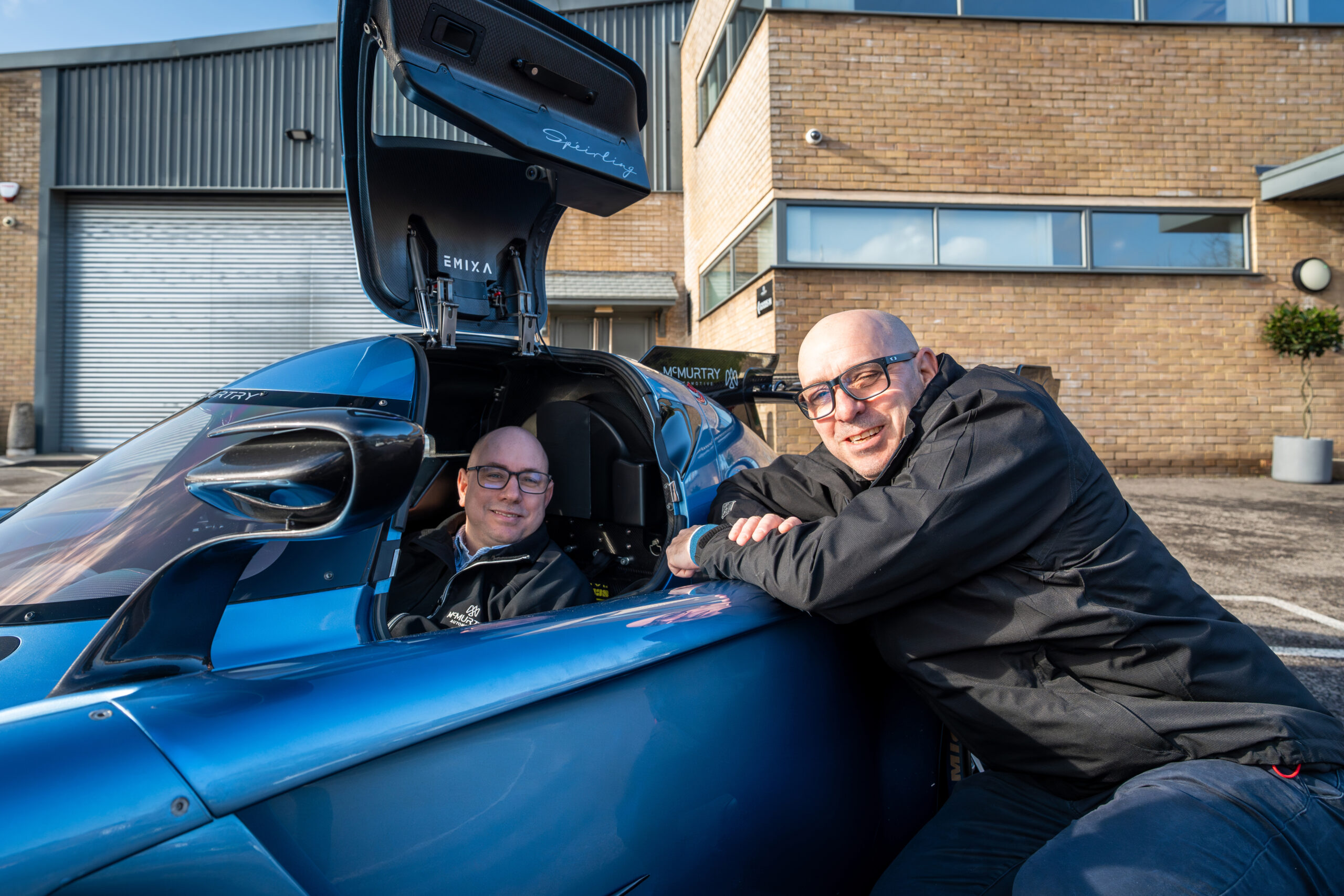 David McMurtry s sons Ben in car and Richard – both existing members of the board and day zero investors scaled