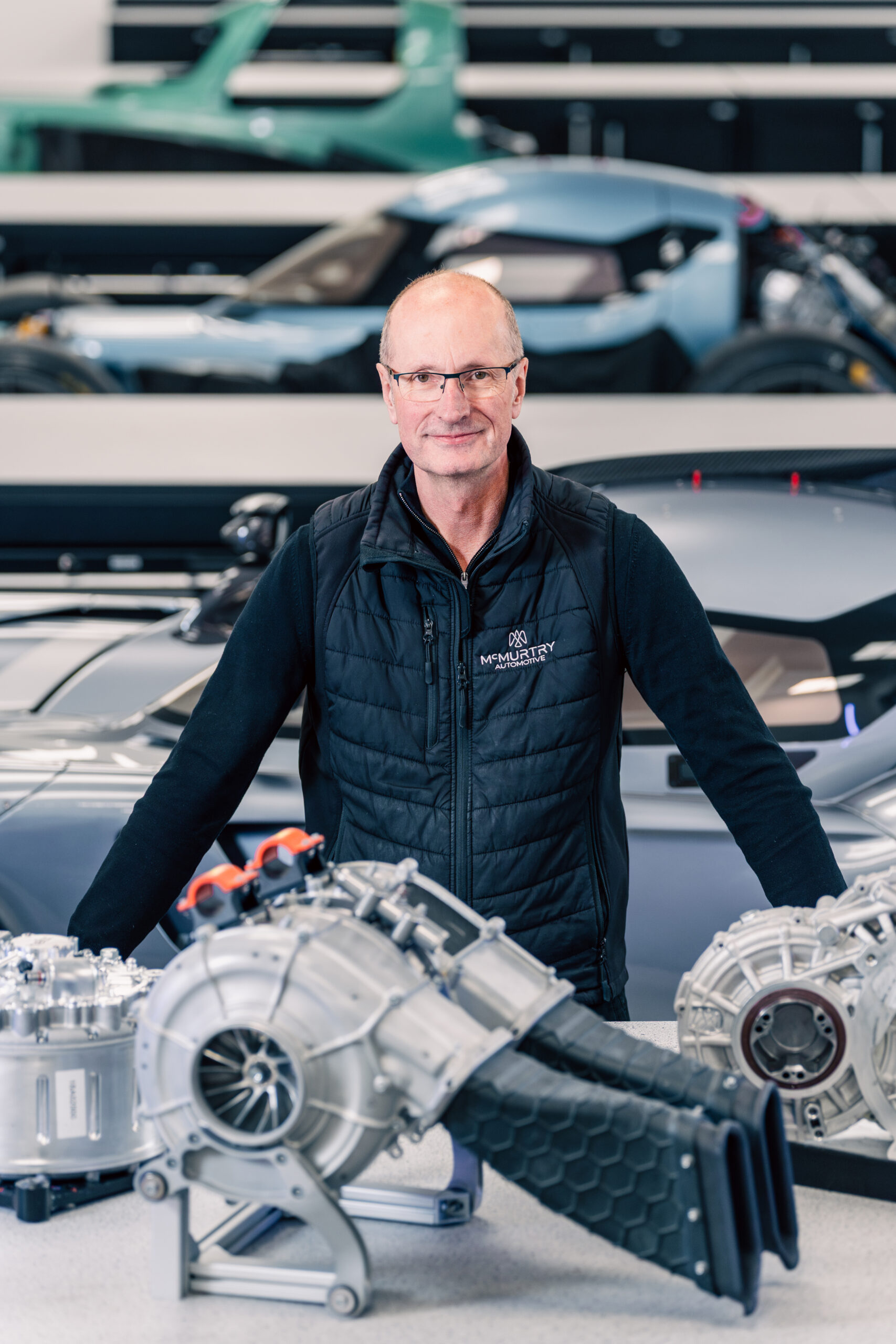 Iain Wight Head of Technology Sales McMurtry Technology with Example Downforce on Demand Fan System scaled