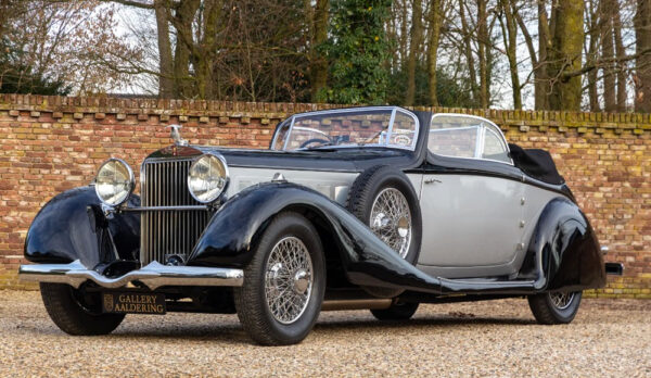 1936 Hispano Suiza J12 D’Ieteren Frères Convertible “Original One-Off Coachwork”