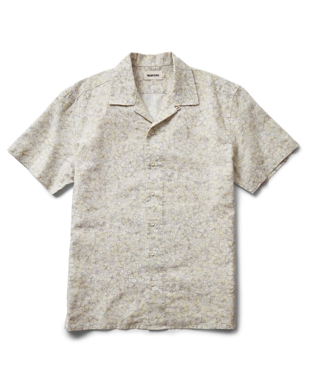 The Davis Shirt By Taylor Stitch 5 instock m q126 The Davis Shirt GreySkiesFloral portrait 001