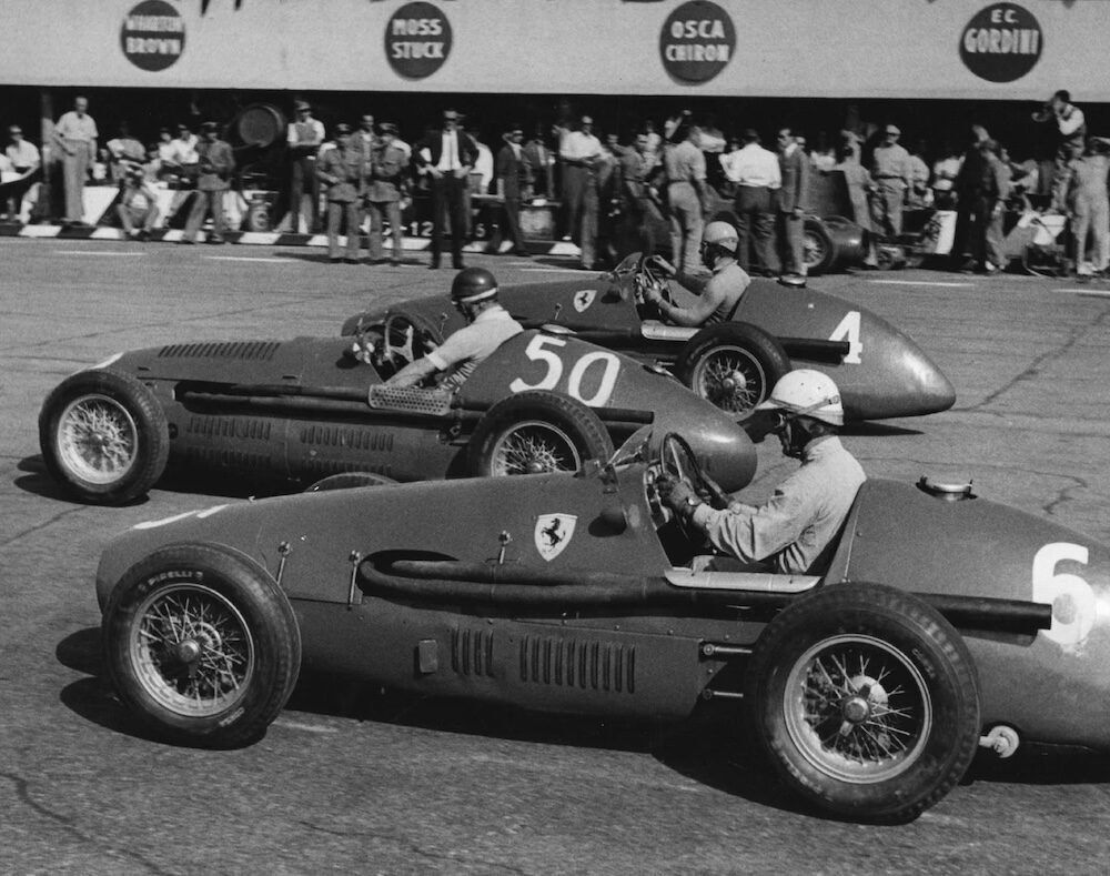 The Famous Four-Way Battler Of The 1953 Italian Grand Prix