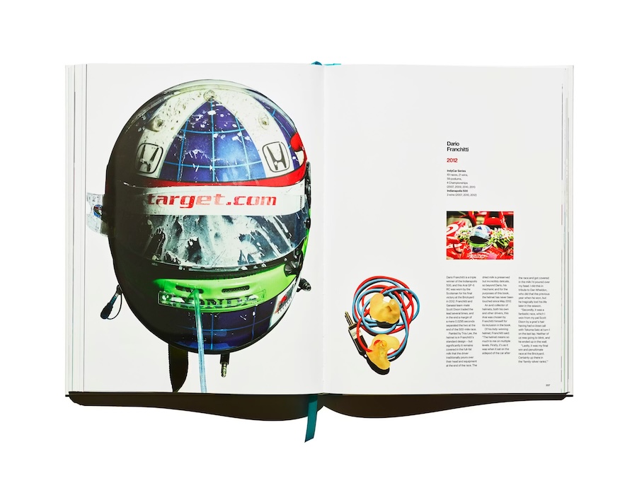 260206 RG F1 Art of Racing Helmets Book Pages Franchitti 2 copy scaled.jpg