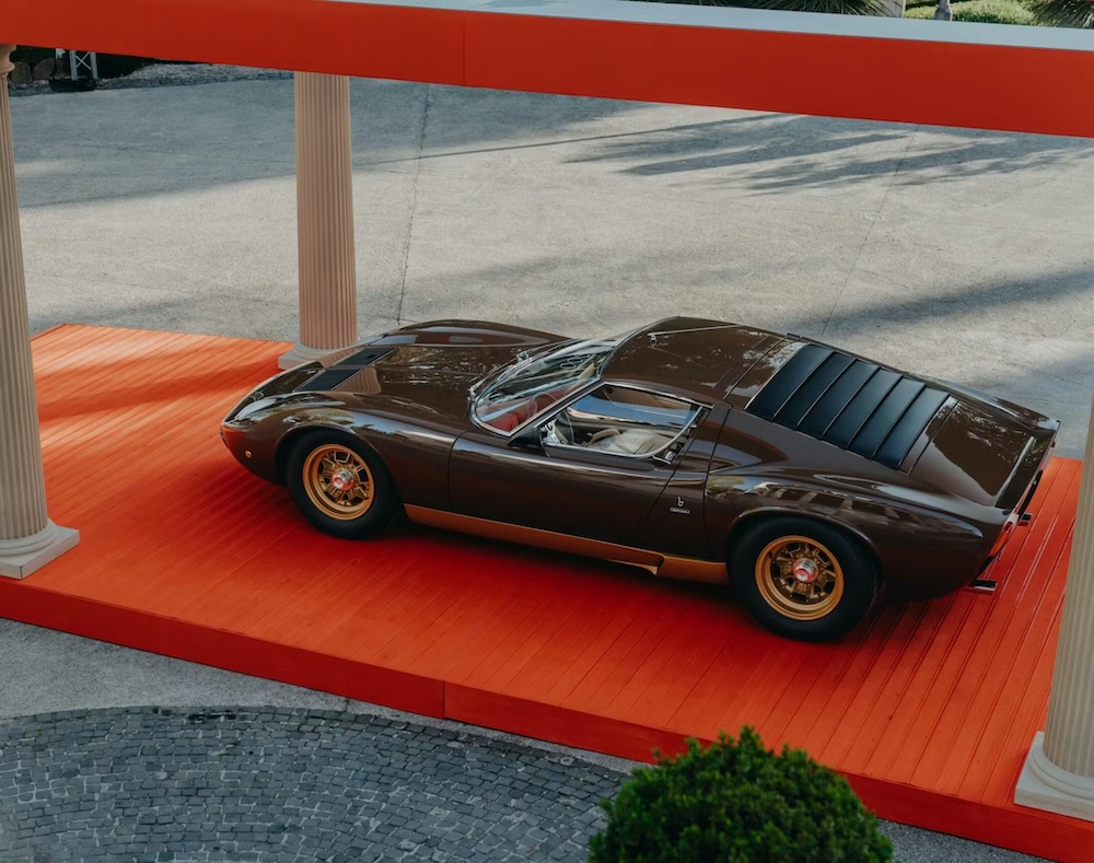 Factory Restored Miura At Anantara Concorso Roma