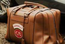 Dark Tan Sports Grip Bag By Connolly