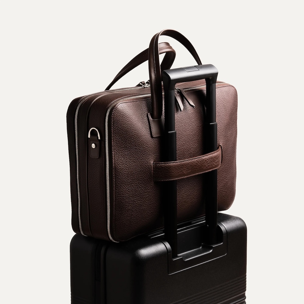Lundi Paris 36 Hour Laptop Briefcase 9 Porte documents en cuir homme pour ordinateur 13 15 17 pouces lundi Tilio marron TIL5.II 15.jpg