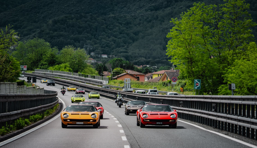 The Lamborghini Miura 60th Anniversary Celebration Tour