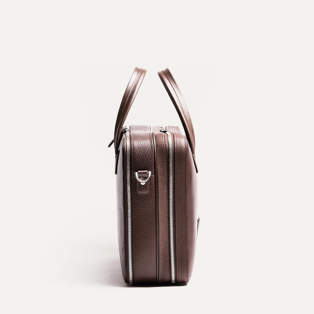 Lundi Paris 36 Hour Laptop Briefcase 3 TIL5 sac ordinateur de voyage Tilio en cuir pour homme marron 10.jpg